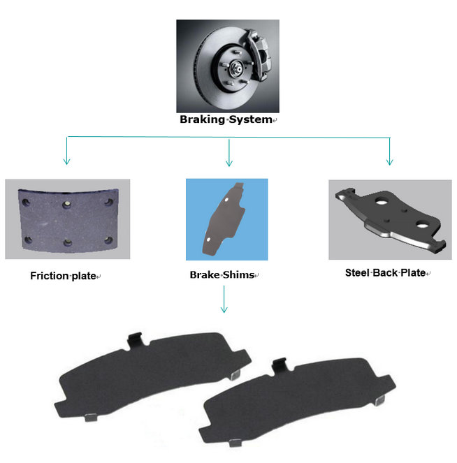 The top 5 High frequency problem for Brake Shim 